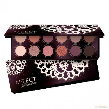 AFFECT Paleta cieni prasowanych Treasures 1 szt