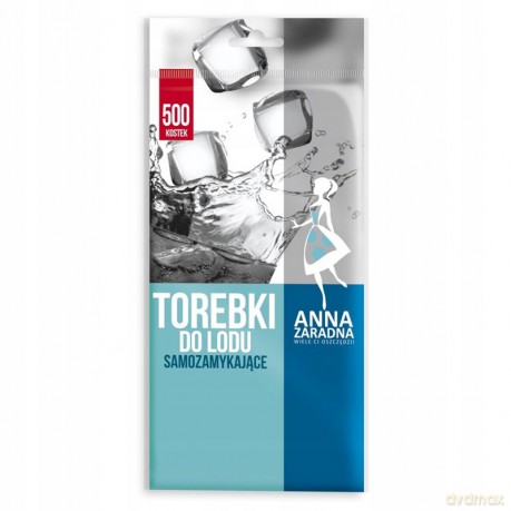 ANNA ZARADNA Torebki samozamykające do lodu 1op.-500 kulek