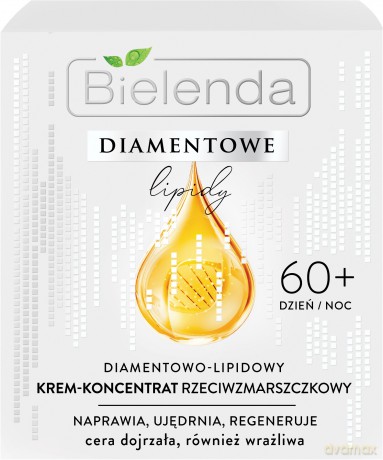 Bielenda Diamentowe Lipidy 60+ Diamentowo-Lipidowy Krem - koncentrat przeciwzmarszczkowy na dzień i noc 50 ml