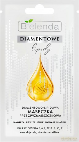 Bielenda Diamentowe Lipidy Diamentowo-Lipidowa Maseczka przeciwzmarszczkowa 8g