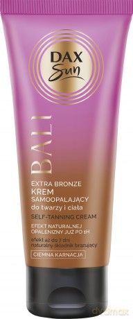 Dax Sun Extra Bronze Krem samoopalający do twarzy i ciała BALI - ciemna karnacja 75ml