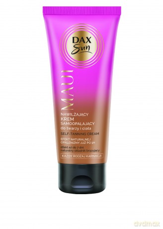 Dax Sun Nawilżający Krem samoopalający do twarzy i ciała MAUI - każdy rodzaj karnacji 75ml