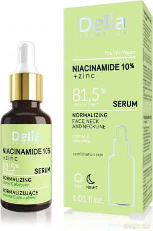 Delia Cosmetics WITAMINA C Serum rozjaśniające do twarzy,szyi i dekoltu na dzień i noc 30 ml