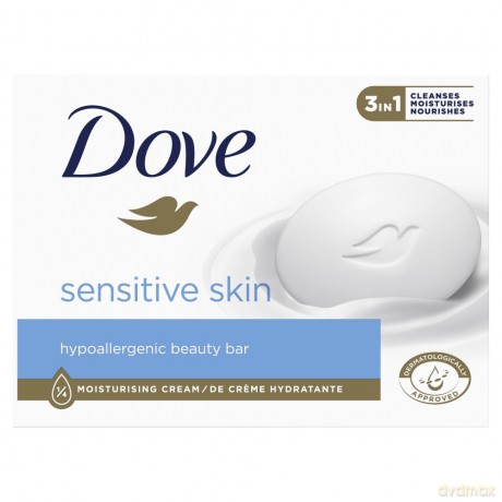 Dove Hypoalergiczne Mydło w kostce 3in1 - Sensitive Skin 90g