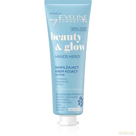 Eveline Beauty & Glow Nawilżający Krem kojący do rąk Hands Hero! 50 ml