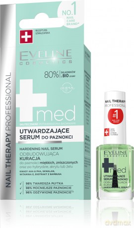 Eveline Nail Therapy Professional Med+ Utwardzające Serum do paznokci 12ml