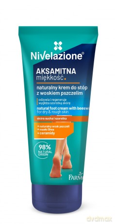 Farmona Nivelazione Stopy Naturalny Krem do stóp z woskiem pszczelim - Aksamitna Miękkość 75ml