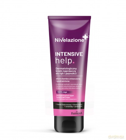 Farmona Nivelazione+ Dermatologiczny Krem naprawczy do rąk i paznokci Intensive Help - skóra bardzo zniszczona i podrażniona 100 ml