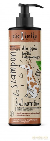 Farmona Psia Kostka Głęboko Oczyszczający Szampon "Romek" dla psów krótko i długowłosych - 2in1 Nutrition 400 ml