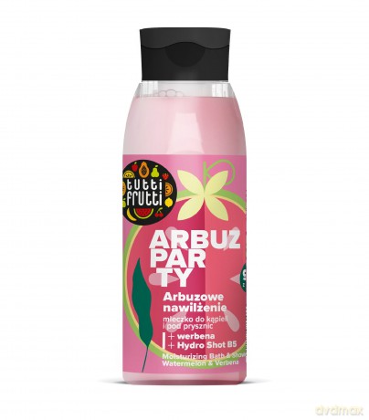 Farmona Tutti Frutti Arbuz Party Mleczko do kąpieli i pod prysznic Arbuzowe Nawilżenie 400 ml
