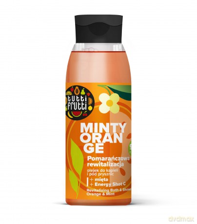 Farmona Tutti Frutti Minty Orange Olejek do kąpieli i pod prysznic Pomarańczowa Rewitalizacja 400 ml