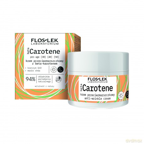 Floslek Beta Carotene Krem przeciwzmarszczkowy z beta-karotenem na dzień i noc 50 ml