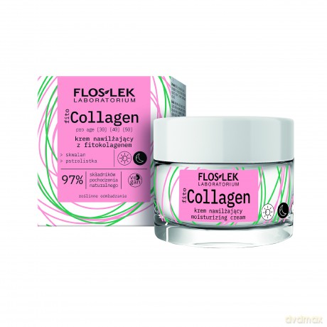 Floslek Fito Collagen Krem nawilżający z fitokolagenem na dzień i noc 50 ml