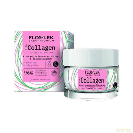 Floslek Fito Collagen Krem przeciwzmarszczkowy z fitokolagenem na dzień i noc 30 ml