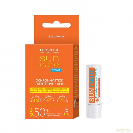 Floslek Sun Care Sztyft ochronny SPF50 16g + Pomadka ochronna SPF30