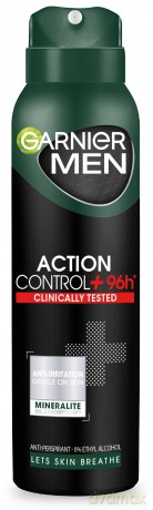 Garnier Men Dezodorant spray Action Control 96h+ Clinically Tested 150 ml