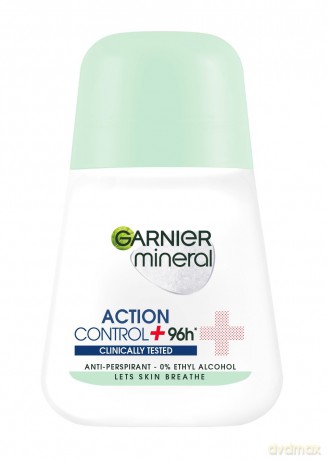 Garnier Mineral Dezodorant roll-on Action Control + Clinically Tested 96h 50 ml