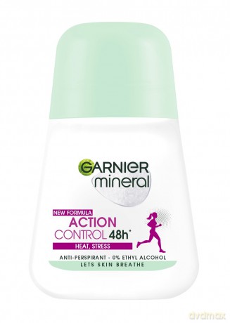 Garnier Mineral Dezodorant roll-on Action Control 48h - Heat,Stress 50 ml