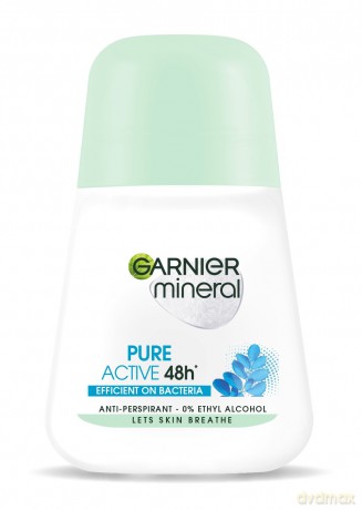Garnier Mineral Dezodorant roll-on Pure Active 48h - Efficient On Bacteria 50 ml