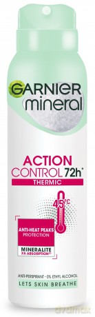 Garnier Mineral Dezodorant spray Action Control 72h - Thermic 150 ml