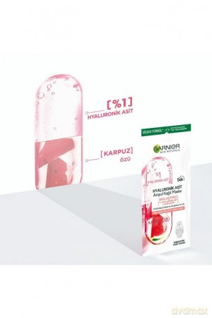 Garnier Skin Naturals Ampułka ujędrniająca w masce na tkaninie z 1% kwasem hialuronowym 15g