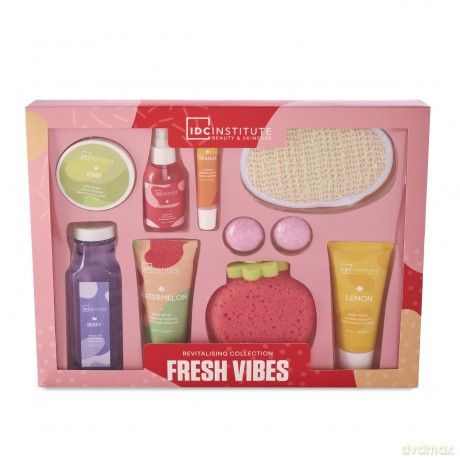 IDC INSTITUTE Fresh Vibes Zestaw prezentowy do ciała (10 elementów) 1op.