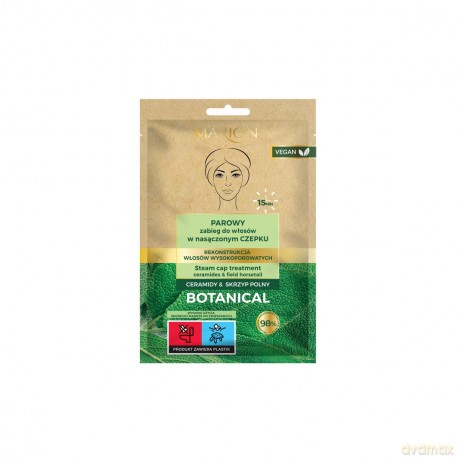 Marion Botanical Zabieg parowy do włosów w nasączonym czepku Ceramidy&Skrzyp Polny 35ml