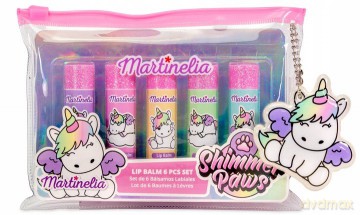 MARTINELIA Shimmer Paws Zestaw Balsamów do ust Unicorn 1op.-5 szt