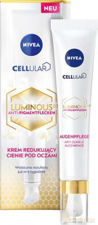 Nivea Cellular Luminous 630 Krem redukujący cienie pod oczami 15ml