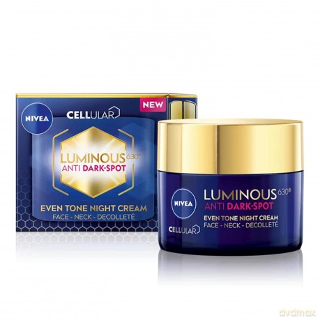 Nivea Cellular Luminous 630 Regenerujący Krem przeciw przebarwieniom na noc 50 ml