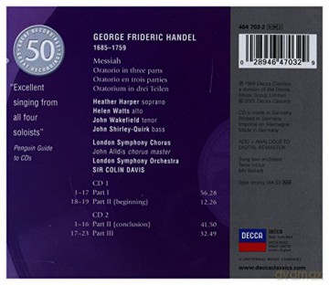 50 Philips: Handel: Messiah [2CD]