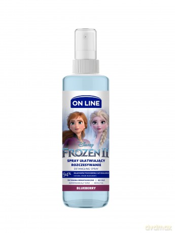 On Line Disney Spray do włosów ułatwiający rozczesywanie Frozen II - blueberry 200 ml
