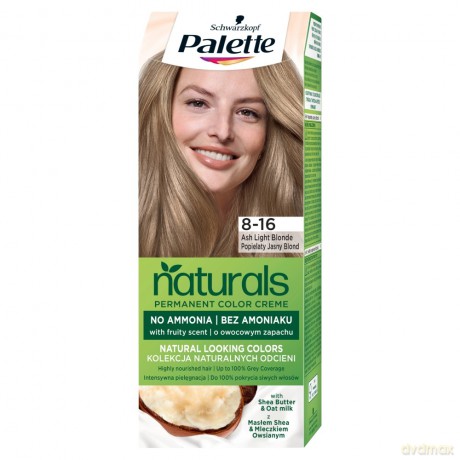Palette Naturals Permanent Color Creme Farba do włosów nr 8-16 Popielaty Jasny Blond 1op.