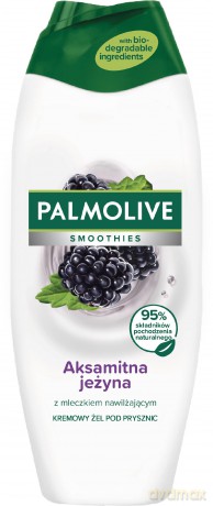 Palmolive Smoothies Kremowy Żel pod prysznic z mleczkiem nawilżającym Aksamitna Jeżyna 500 ml