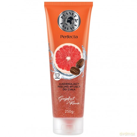 Perfecta Planet Essence Ujędrniający Peeling myjący do ciała - Grefpfruit i Kawa 250g
