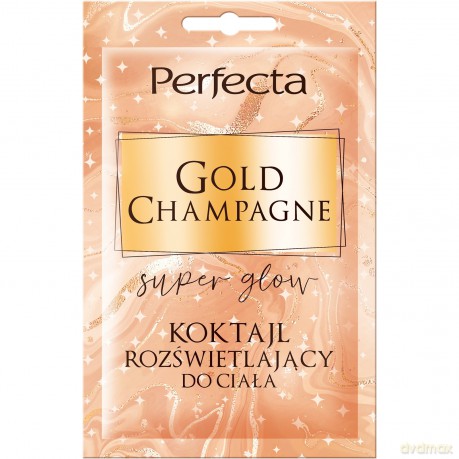 Perfecta Super Glow Koktajl rozświetlający do ciała Gold Champagne 18ml