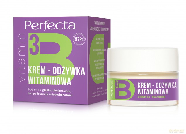 Perfecta Vitamin Krem-Odżywka z witaminą B3 na dzień i noc 50 ml