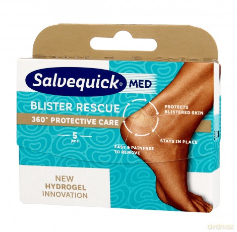 Salvequick Med Blister Rescue Plastry na pęcherze 360 Protective Care 1op.-5 szt
