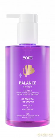 YOPE BALANCE Szampon tlusta skory glowy 300 ml