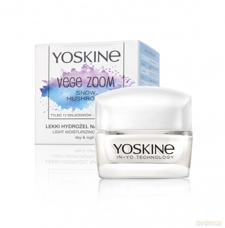Yoskine Vege Zoom Lekki Hydrożel nawilżający na dzień i noc - Snow Mushroom 50 ml