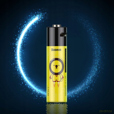 Baseus AA Rechargeable Baterie akumulatorki 4x AA Micro USB 1920mAh