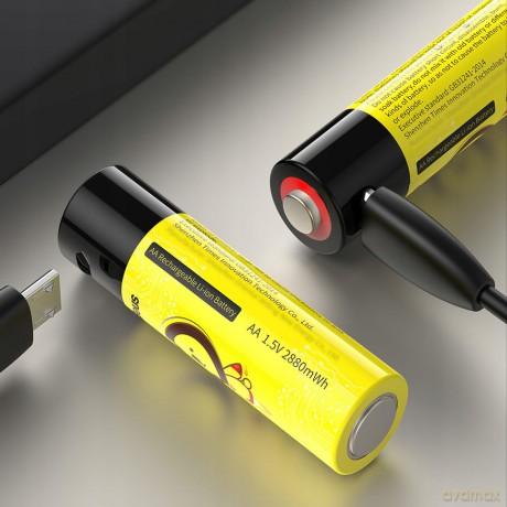 Baseus AA Rechargeable Baterie akumulatorki 4x AA Micro USB 1920mAh