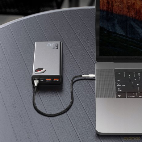 Baseus Adaman 65W Power Bank USB USB-C 65W Quick Charge 4.0 Power Delivery 20W Huawei SCP 5A
