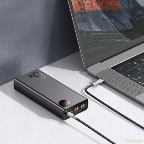 Baseus Adaman 65W Power Bank USB USB-C 65W Quick Charge 4.0 Power Delivery 20W Huawei SCP 5A