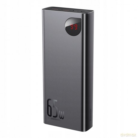 Baseus Adaman 65W Power Bank USB USB-C 65W Quick Charge 4.0 Power Delivery 20W Huawei SCP 5A