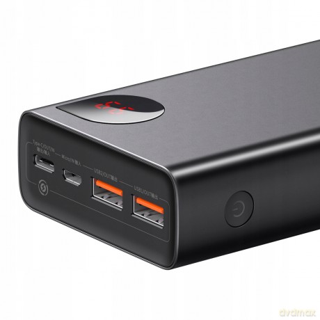 Baseus Adaman 65W Power Bank USB USB-C 65W Quick Charge 4.0 Power Delivery 20W Huawei SCP 5A