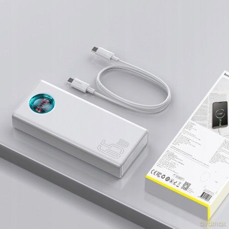 Baseus Ambilight 65W Power Bank 30000mAh 5x USB Power Delivery Quick Charge 3.0 Huawei Super Charge 5A