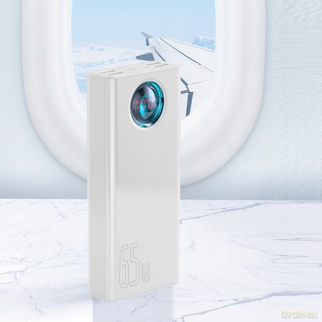 Baseus Ambilight 65W Power Bank 30000mAh 5x USB Power Delivery Quick Charge 3.0 Huawei Super Charge 5A