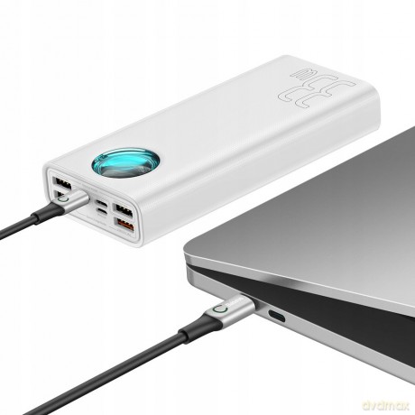 Baseus Ambilight 65W Power Bank 30000mAh 5x USB Power Delivery Quick Charge 3.0 Huawei Super Charge 5A