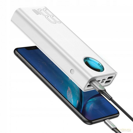 Baseus Ambilight 65W Power Bank 30000mAh 5x USB Power Delivery Quick Charge 3.0 Huawei Super Charge 5A